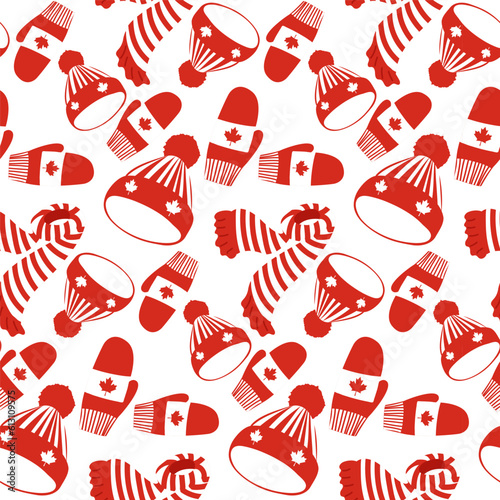 Canada background. circle icons. Texture for travel, sports pages, competition, games designs. patriotic wallpaper.