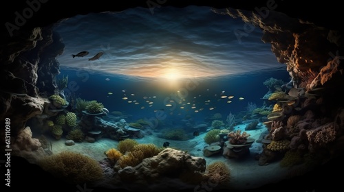 twilight over the world photography of ocean water with light reflected on the surface