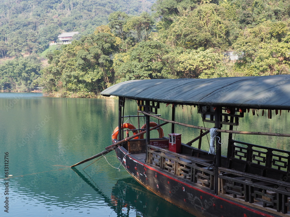 boat on the river in china