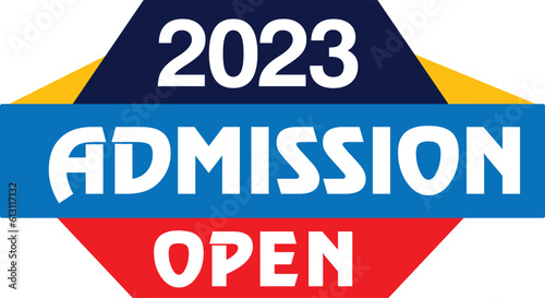 admission open tag abstract for social media template with mega speaker	