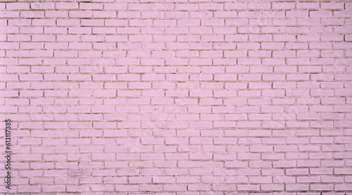 pink brick wall for photo background 