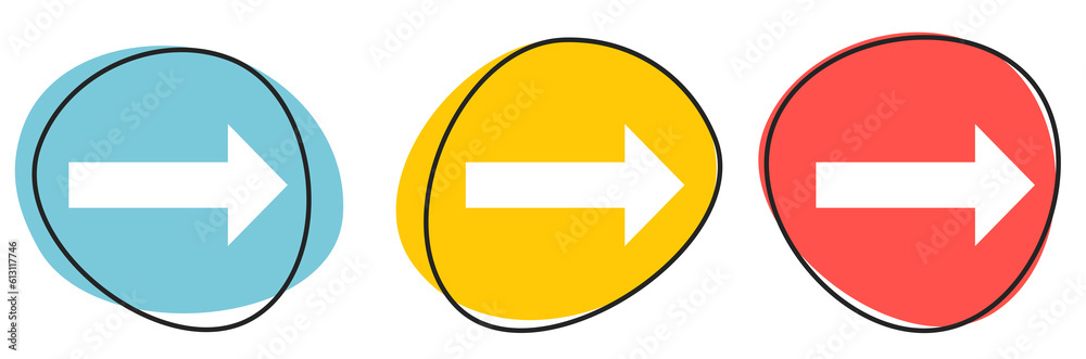 Button Banner für Website oder Business: Pfeil, Hinweis oder Wegweiser Button Banner für Website oder Business: Pfeil, Hinweis oder Wegweiser