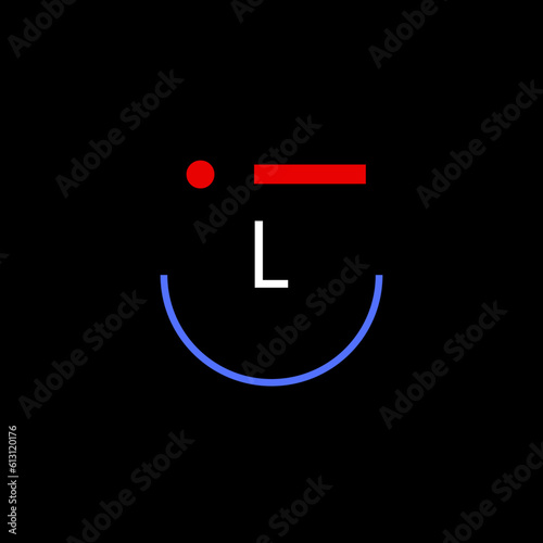 I L U conceptual creative typography, motivational poster design banner.