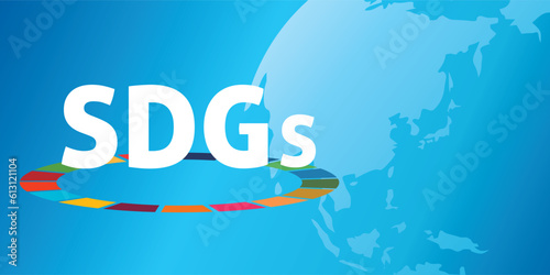 SDGs goals image illustration vector