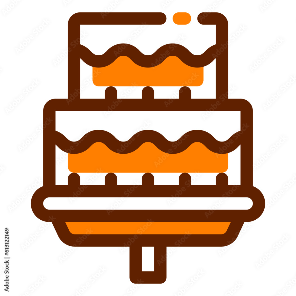 Fototapeta premium Cake Mixed Icon