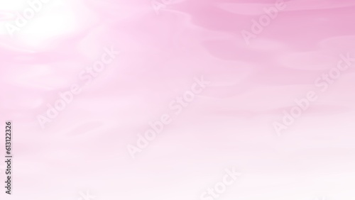 Pink rose gradient milk liquid surface beauty care background. Concept 3D illustration creative smooth water motion backplate. Cleansing hydration concept and body care product showcase backdrop.