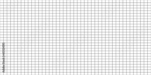 Black lines grid seamless pattern
