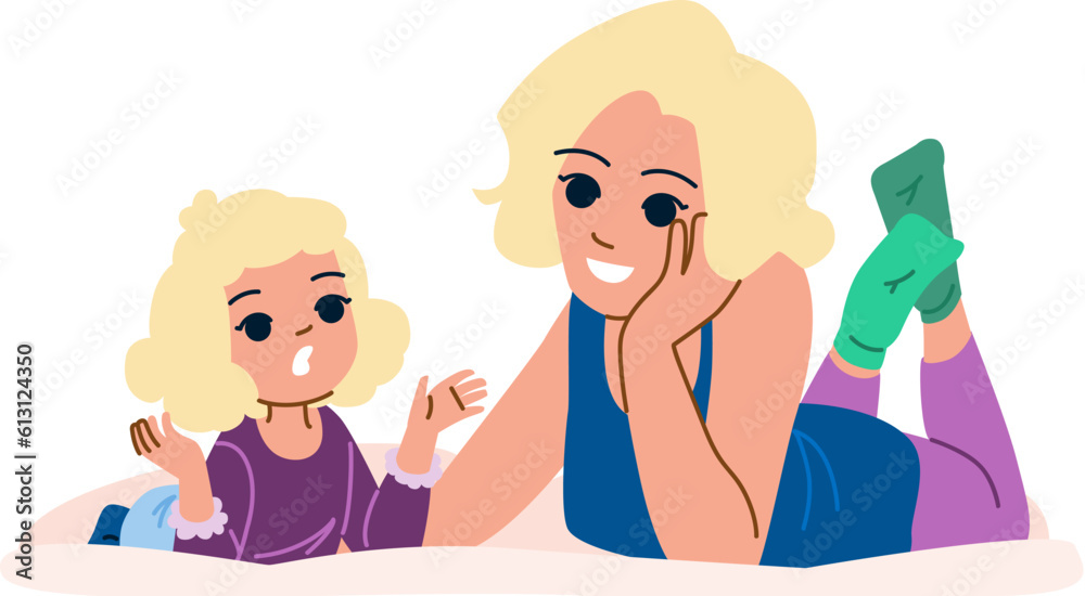 talking kid mother vector. parent daughter, family girl, love happy, talk woman, young conversation talking kid mother character. people flat cartoon illustration talking kid mother vector. parent daughter, family girl, love happy, talk woman, young conversation talking kid mother character. people flat cartoon illustration