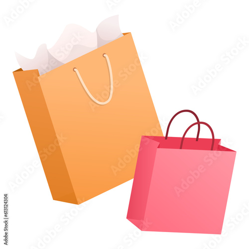 Shopping bags: sales and retail concept