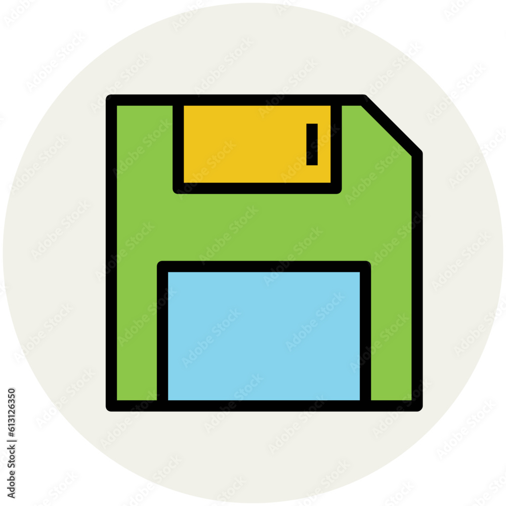 Premium flat rounded icon of music Premium flat rounded icon of music