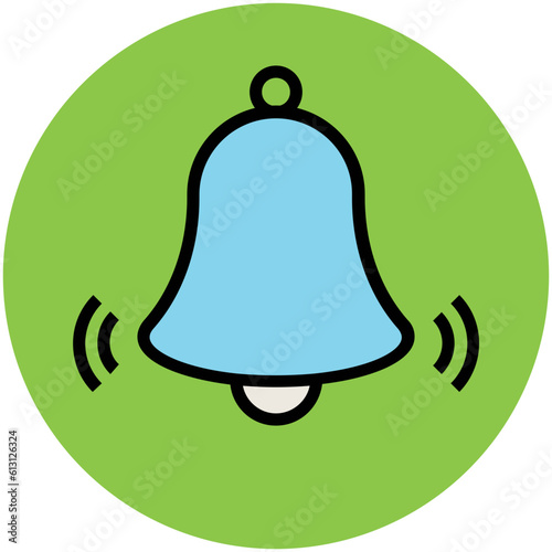 Premium flat rounded icon of music 