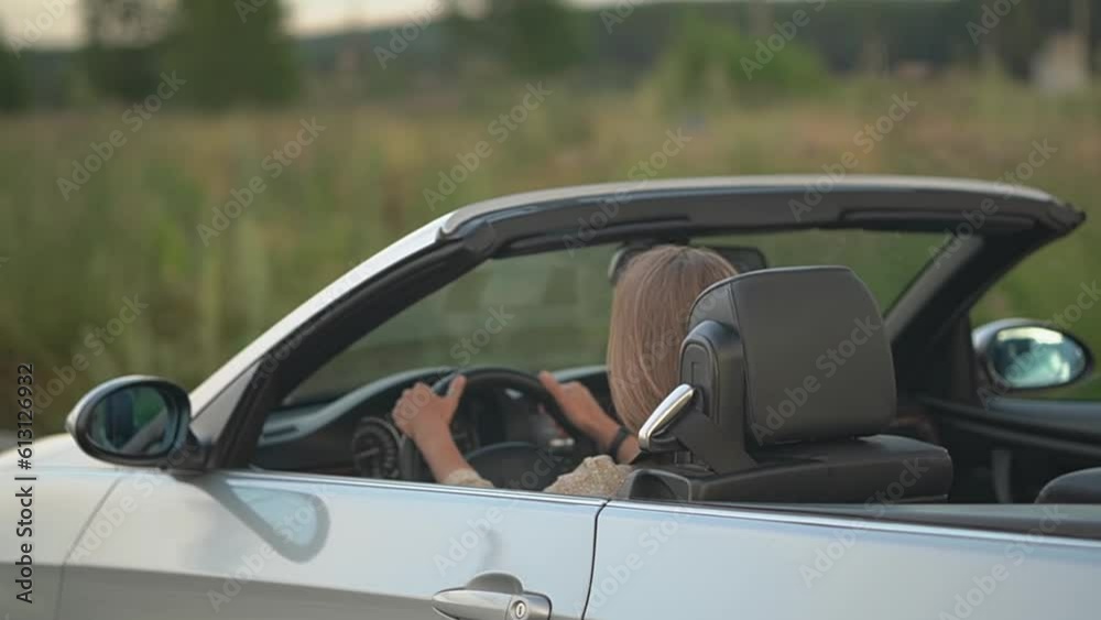 caucasian woman driving a car. a woman is driving along the road. slow motion video. High quality Full HD video recording caucasian woman driving a car. a woman is driving along the road. slow motion video. High quality Full HD video recording