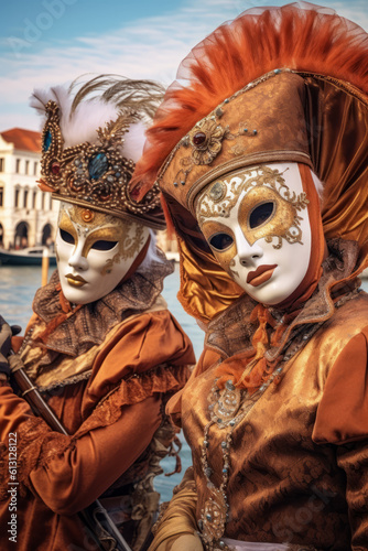 Venetian carnival. Generative AI © AD LUCEM