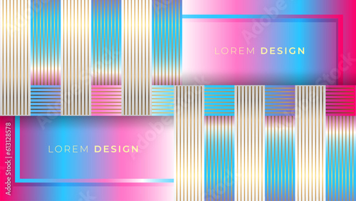 Wallpaper Mural Modern abstract geometric background design line style Torontodigital.ca