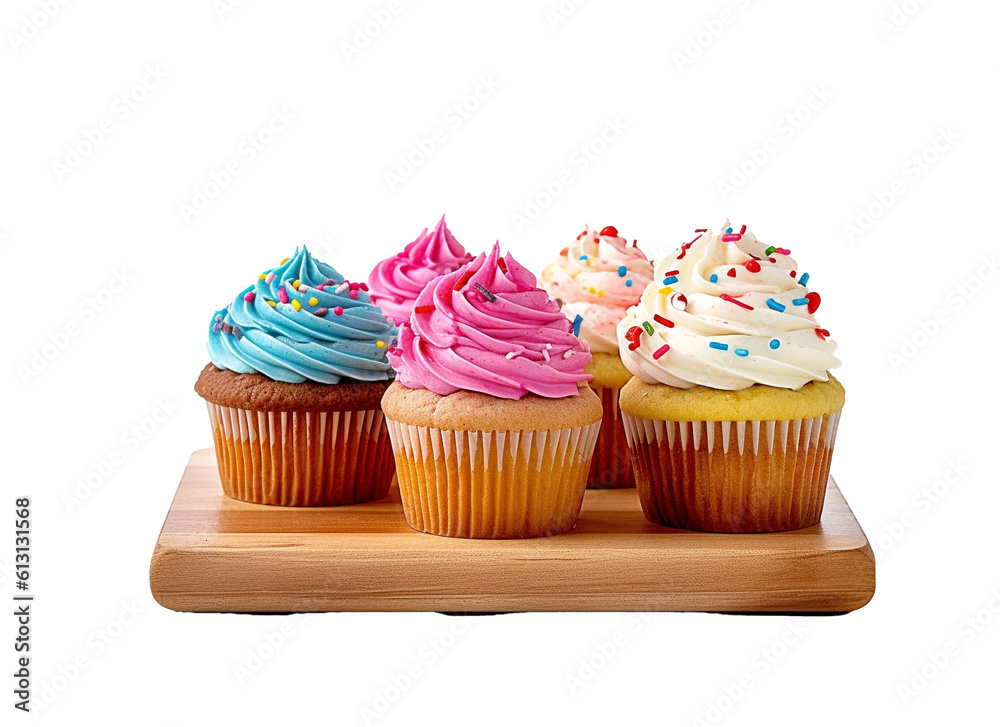 Sweet tasty colourful cupcake Sweet tasty colourful cupcake