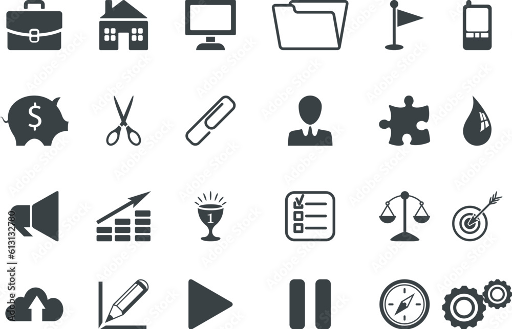 Business and Finance web icons in line style. Money, bank, contact, infographic. Icon collection. Vector illustration. Business and Finance web icons in line style. Money, bank, contact, infographic. Icon collection. Vector illustration.