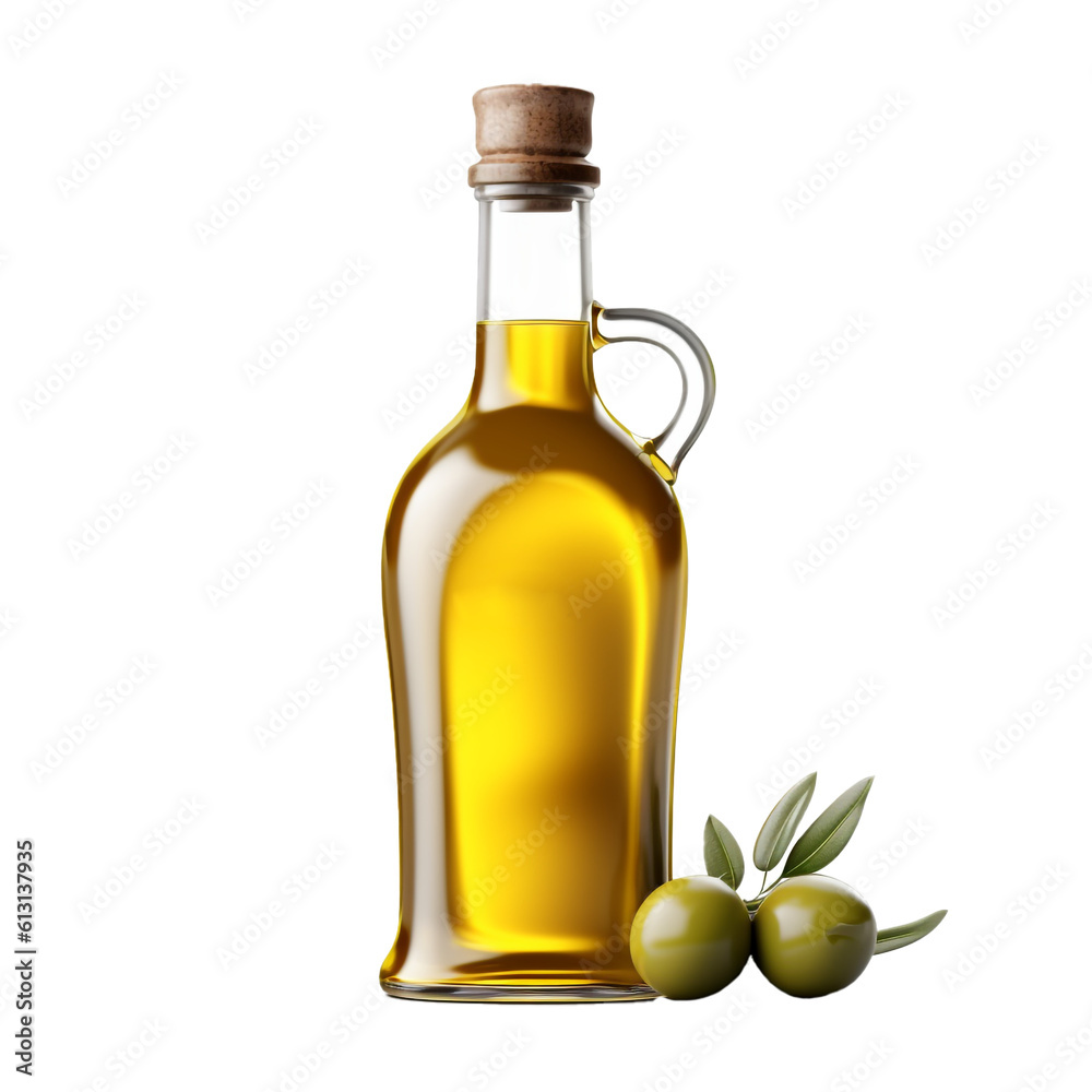 Bottle of oil with olives. Bottle of oil with olives.