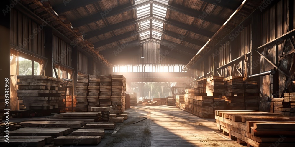 AI Generated. AI Generative. Woodwork carpentry sawmill logging lumber craft wood products. Industry nature business. Graphic Art AI Generated. AI Generative. Woodwork carpentry sawmill logging lumber craft wood products. Industry nature business. Graphic Art