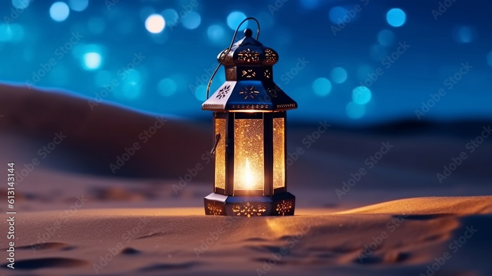 arabic lantern and candles holiday light Diwali holiday template,background,generated ai arabic lantern and candles holiday light Diwali holiday template,background,generated ai