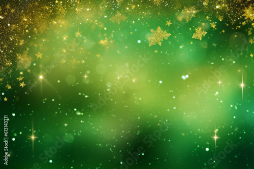 Generative Ai of beautiful Christmas background with glitter.