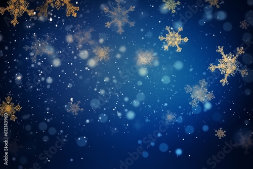 Generative Ai of beautiful Christmas background with glitter. 
