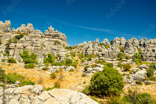 El Torcal de Antequera natural park, Andalusia, Spain	