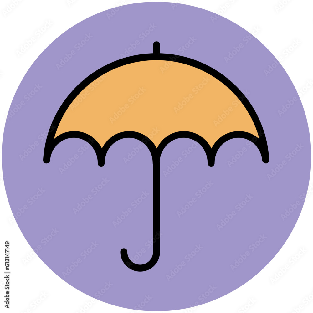 An eye catchy flat icon of partly cloudy An eye catchy flat icon of partly cloudy