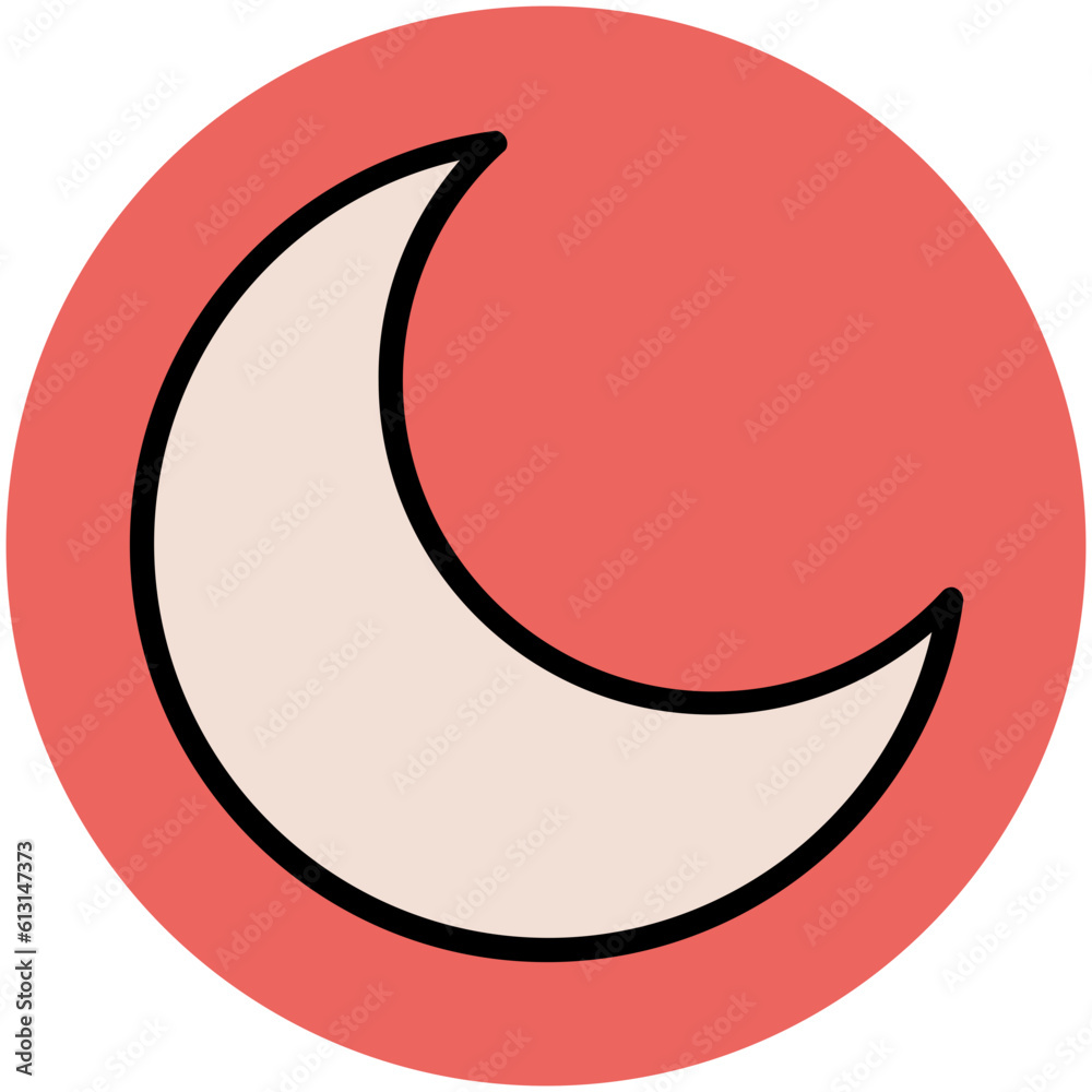 An eye catchy flat icon of partly cloudy An eye catchy flat icon of partly cloudy