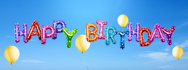 Happy birthday banner