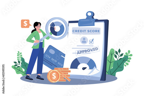 Credit analyst evaluating creditworthiness of individuals and businesses.