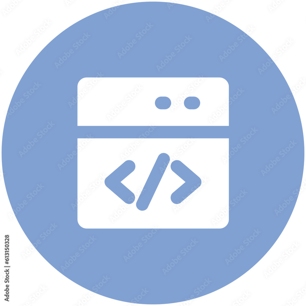 Download flat rounded icon of web page