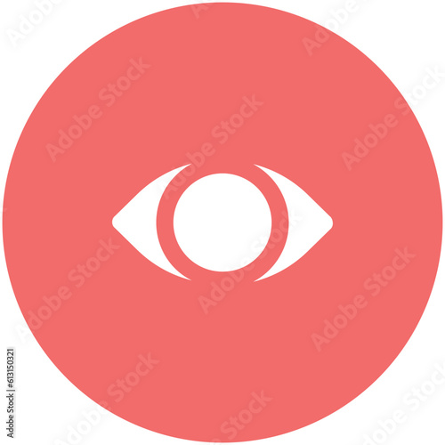 Get this amazing flat icon of eye 