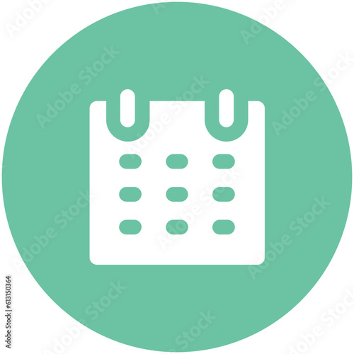 Flat rounded icon of text sheet 