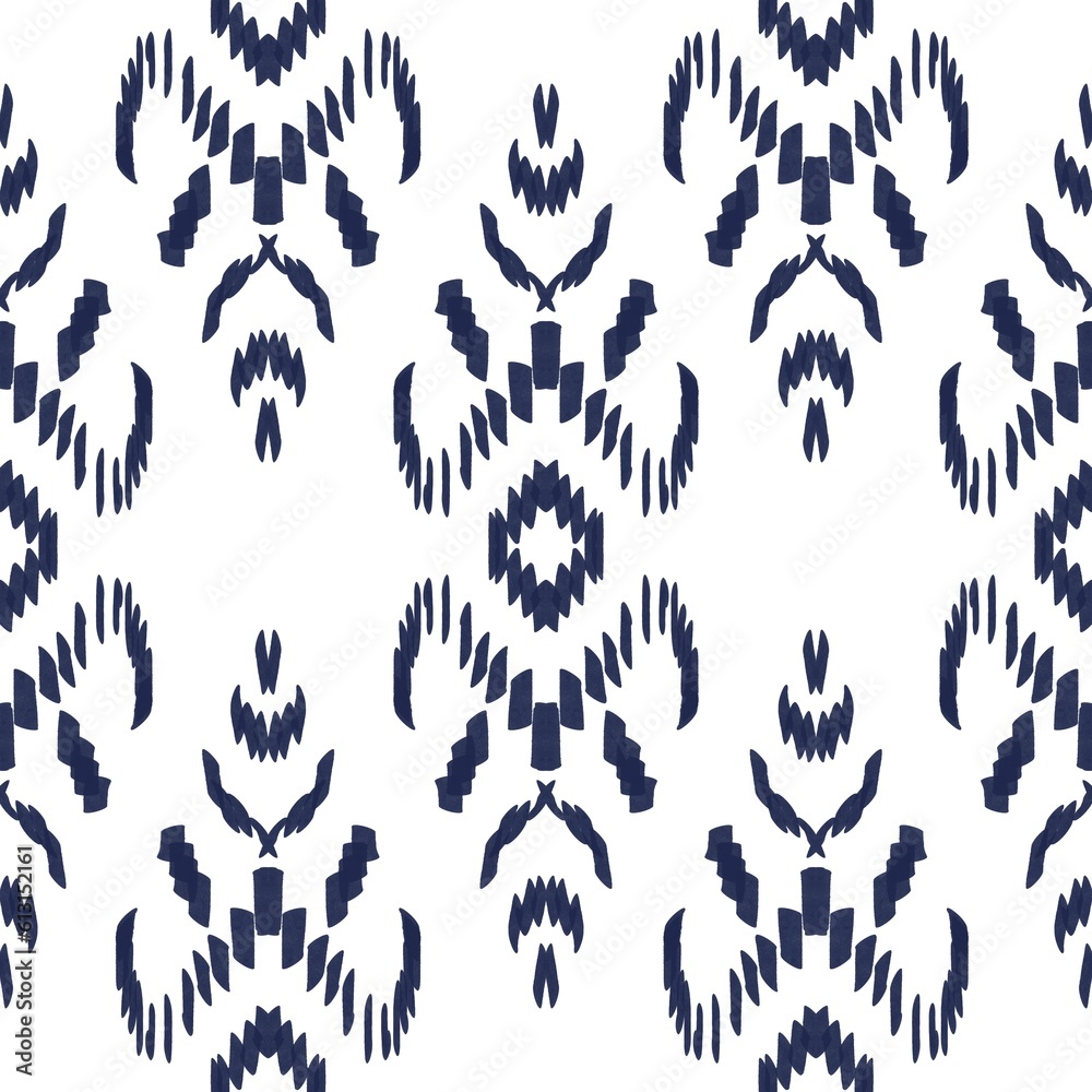 Fototapeta premium ethnic, ikat, patterns, geometric, native, tribal, boho, motif, aztec, textile, fabric, carpet, mandalas, african, american, india, flower, printing, wallpaper, silk, batik, fiber, asia, pape, abstrac