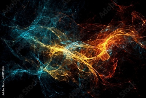 abstract background with glowing lines. 
