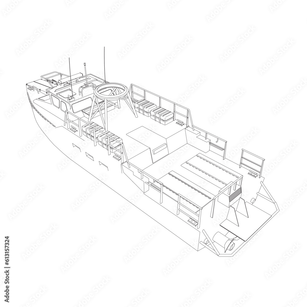 Warship icon outline. Military ships and naval vessels. isolated vector images. Military ship outline vector. Military vehicle template vector isolated on white..