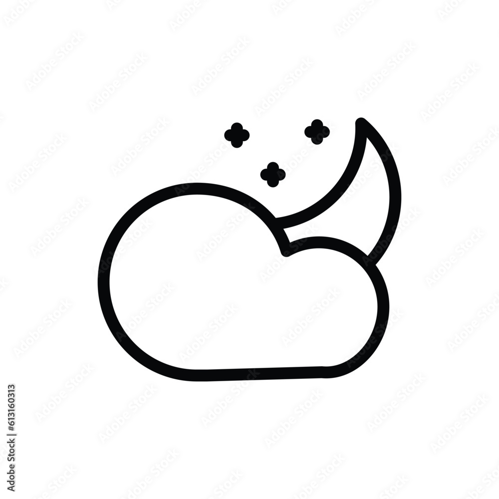 Cloud icon set isolated on white background. Weather icon include thunder, wind, sun, moon, rain, rainbow, etc symbol. Cloud icon outline design. Perfect for website or design graphic. Cloud icon set isolated on white background. Weather icon include thunder, wind, sun, moon, rain, rainbow, etc symbol. Cloud icon outline design. Perfect for website or design graphic.