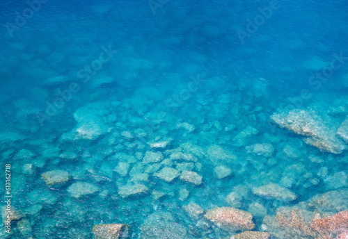 Azure waters, Mediterranean, log exposure, calm sea, sea in a sunny day, clear water, environment, blue