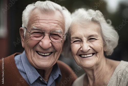 portrait of senior couple