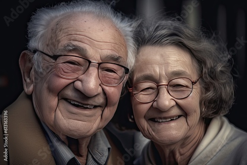 portrait of senior couple