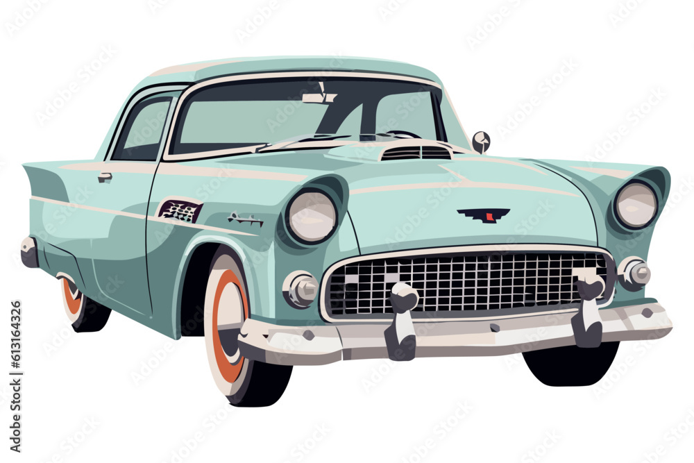 Vintage car illustration