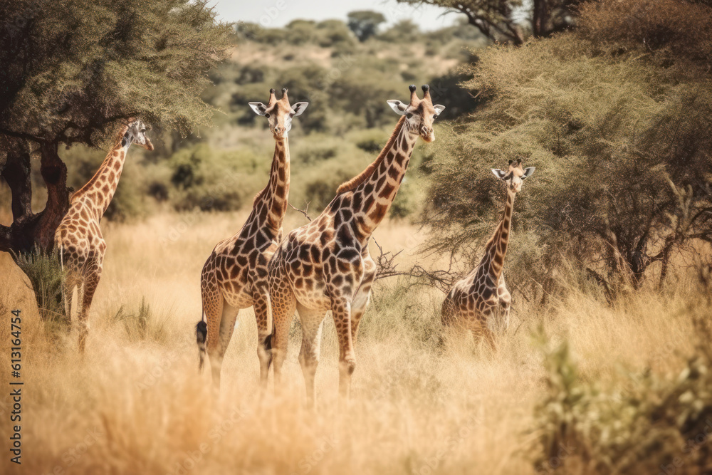 Obraz premium giraffe in the wild