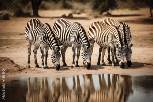 zebras in the serengeti national park