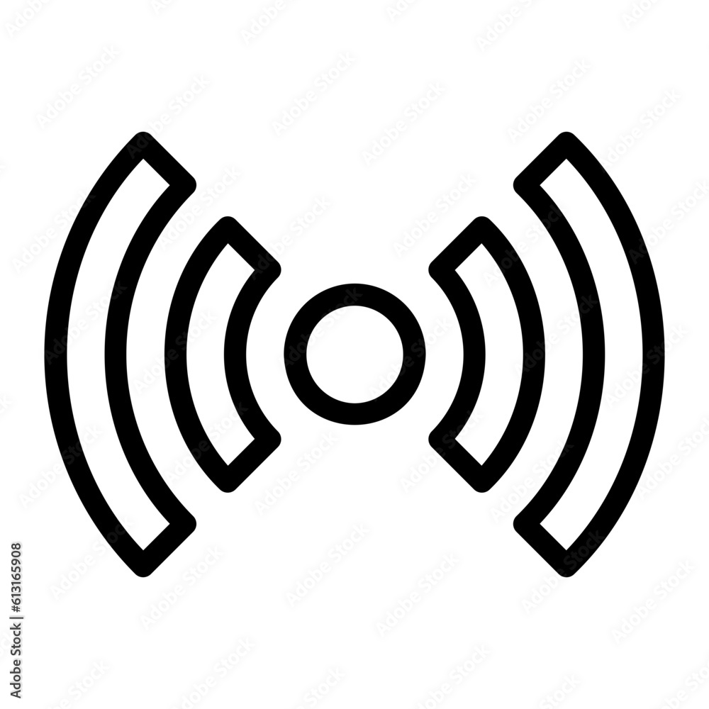 live streaming line icon