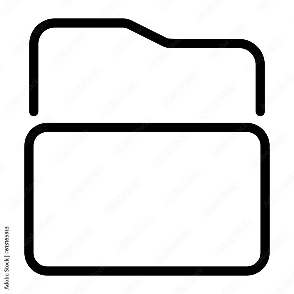 folder line icon folder line icon