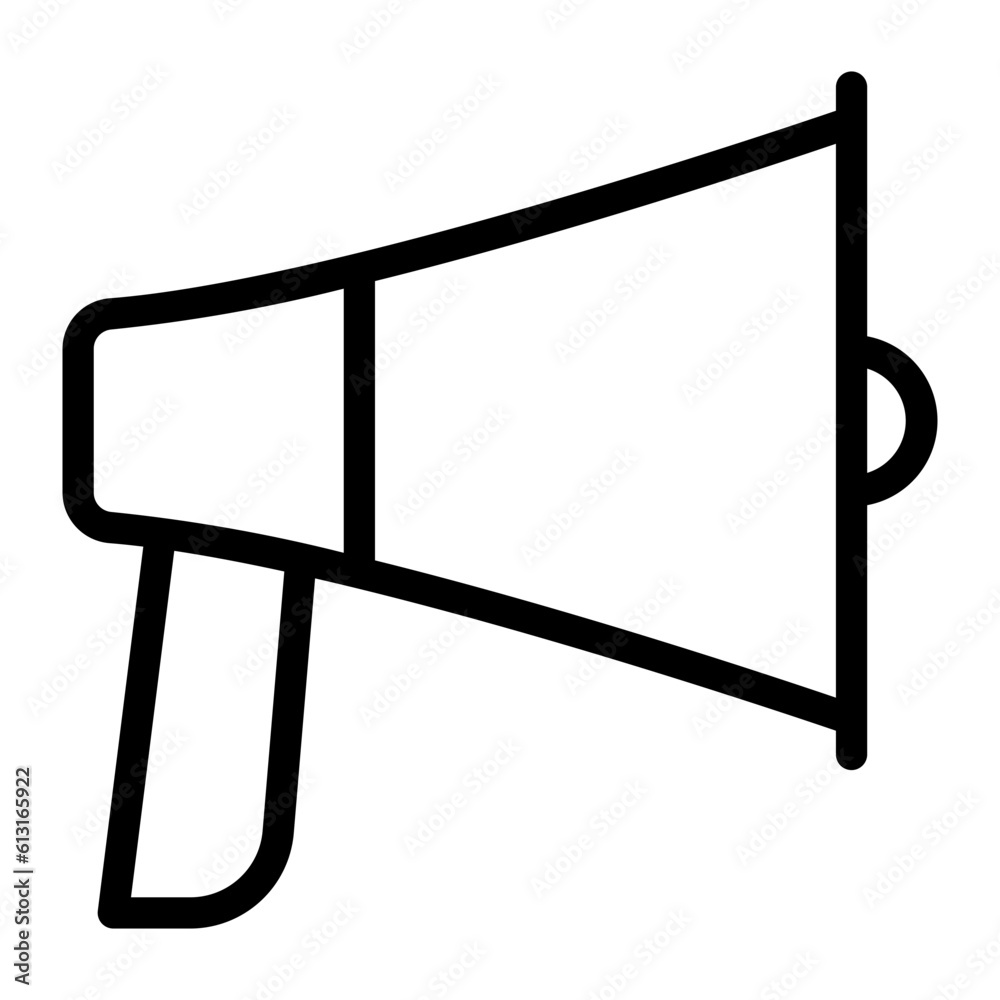 megaphone line icon megaphone line icon