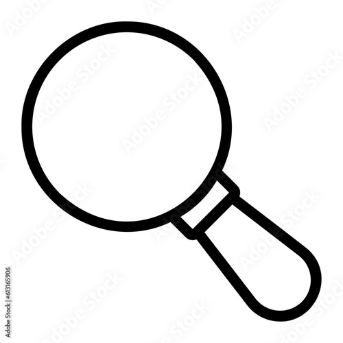 loupe line icon