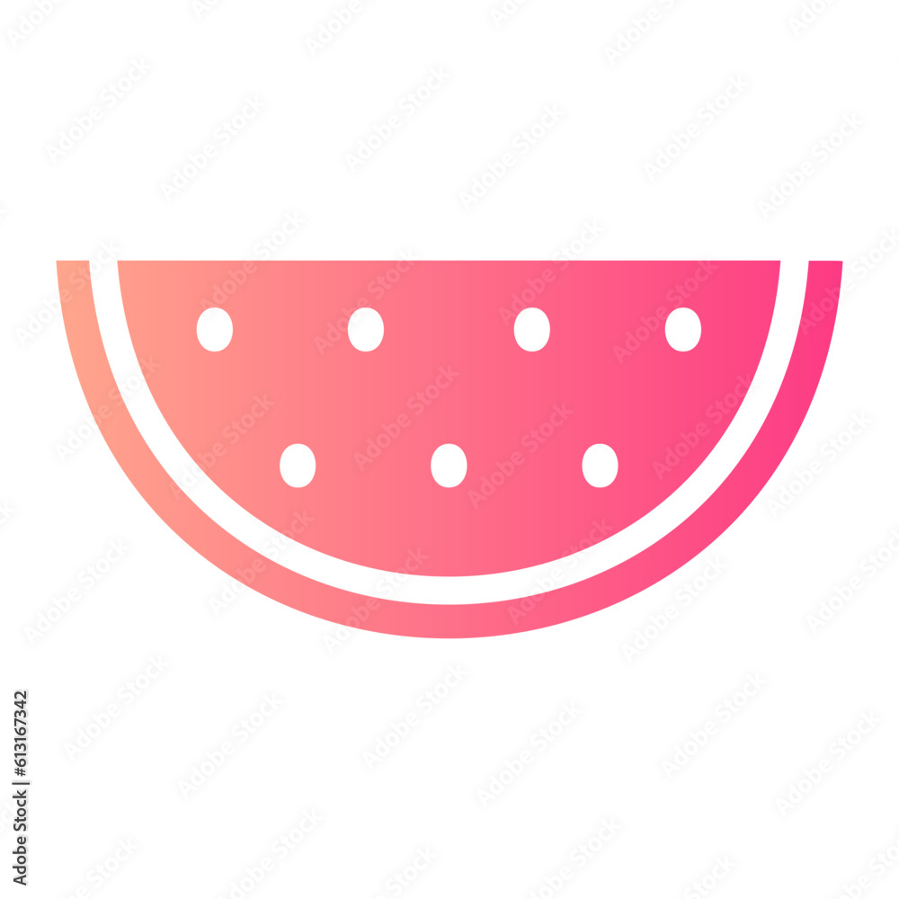 watermelon gradient icon watermelon gradient icon