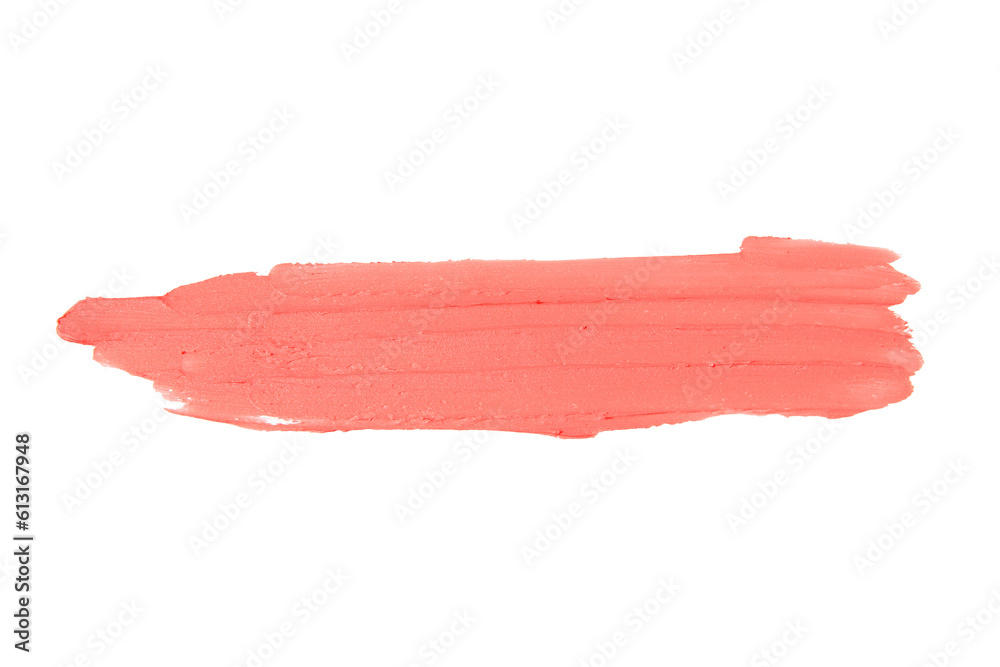 red acrylic and watercolor painting isolated on white background.Selection focus. red acrylic and watercolor painting isolated on white background.Selection focus.
