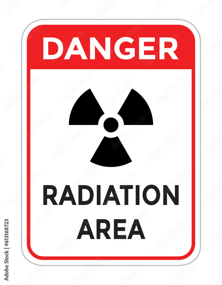 caution x-ray radiation, vector illustration caution x-ray radiation, vector illustration